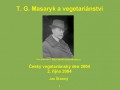 Masaryk a vegetariánství 1